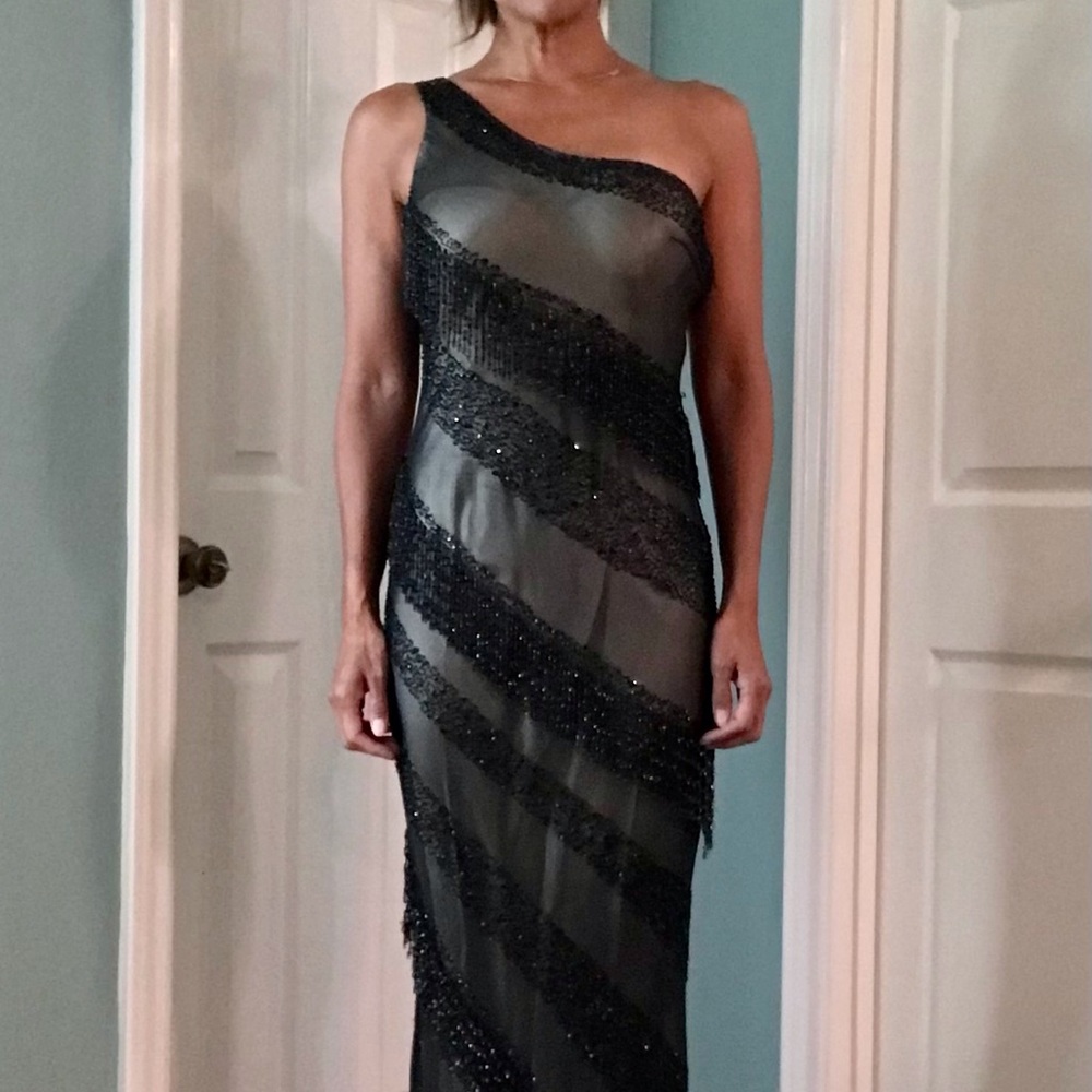 Sue Wong black dress